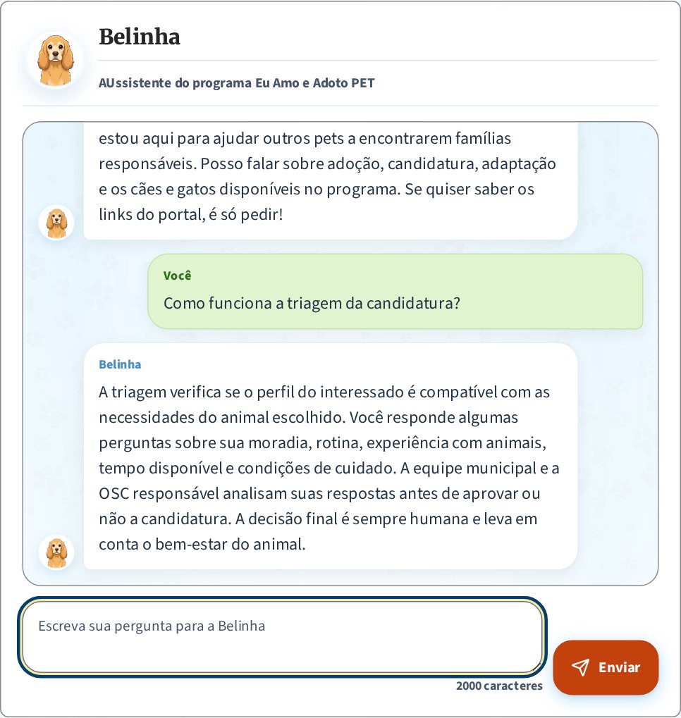 Conversa com a Belinha sobre a triagem de candidatura